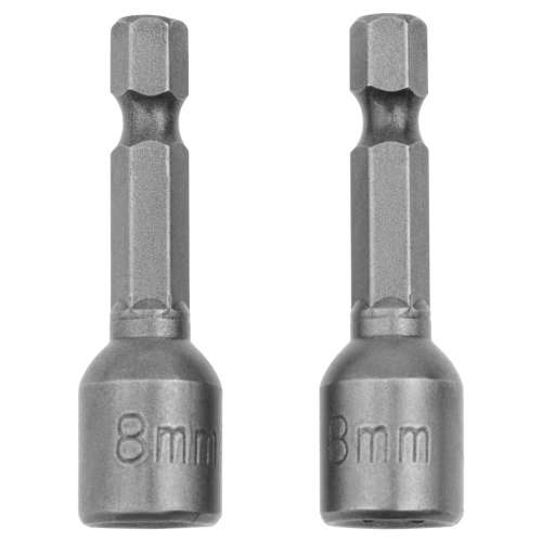 Бита с торцевой головкой   8  мм, 45 мм, CrV, 1/4", наб. 2 шт Matrix (11569)