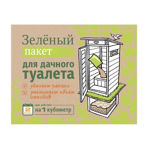 Средство "Зеленый пакет" для дачного туалета 30 г