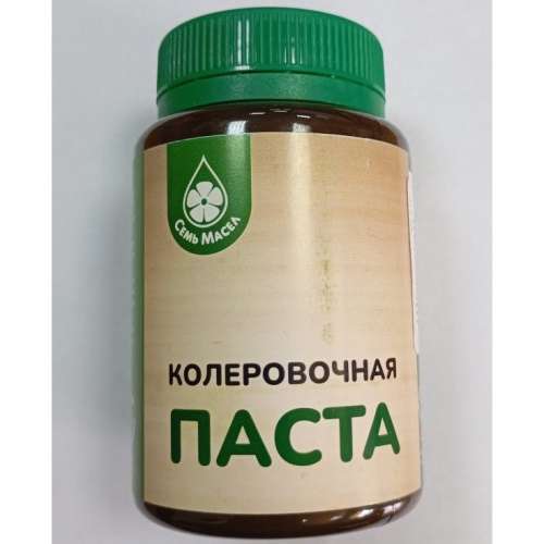 ПАСТА колеровочная для масла и воска ШОКОЛАД 100 мл (7 масел) банка