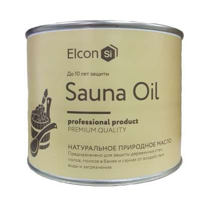 Масло для саун+полки "Sauna Oil" 0,5 л (Элкон) жесть