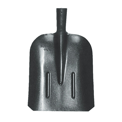 Лопата совковая РЕЛЬСОВАЯ с ребрами жесткости, б/ч (S-504-3)