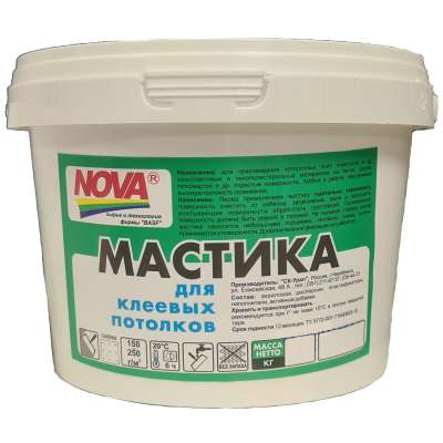 Мастика для клеевых потолков 1,3 кг (NOVA)
