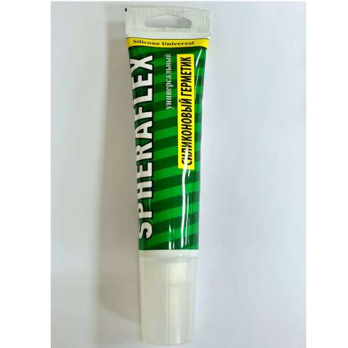 Герметик силиконовый SPHERAFLEX универсальный белый 100 мл (туба)