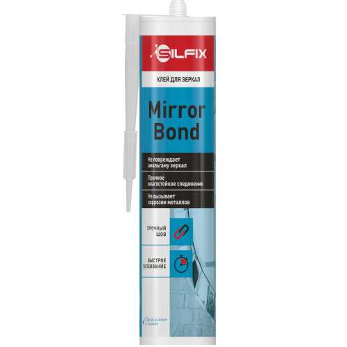 Клей монтажный SILFIX Mirror Bond для зеркал 290 мл (бежевый)