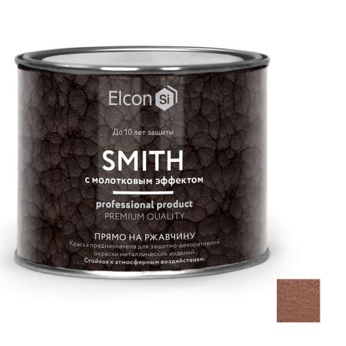 Эмаль молотковая "SMITH" медь 0,4 кг (Элкон)