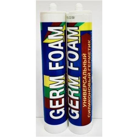 Герметик силиконовый GERM FOAM универсальный прозрачный 280 мл