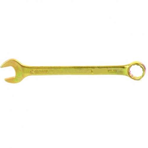 Ключ комбинированный 7 мм желтый цинк Sparta (14973)