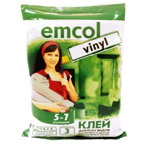 Клей обойный "Emcol" ВИНИЛ  200 г  пакет