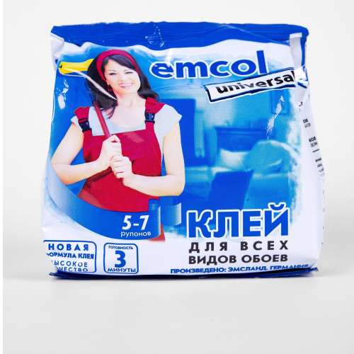 Клей обойный "Emcol" УНИВЕРСАЛ 150 г (Сот-Комби) пакет