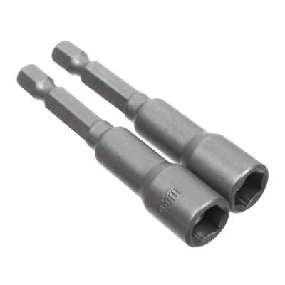 Бита с торцевой головкой  13 мм, 65 мм, CrV, 1/4", наб. 2 шт (33-3-835)