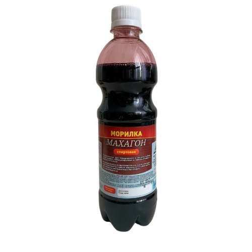 Морилка ВОДНАЯ "Махагон" 0,5 л (Анлес) пластик