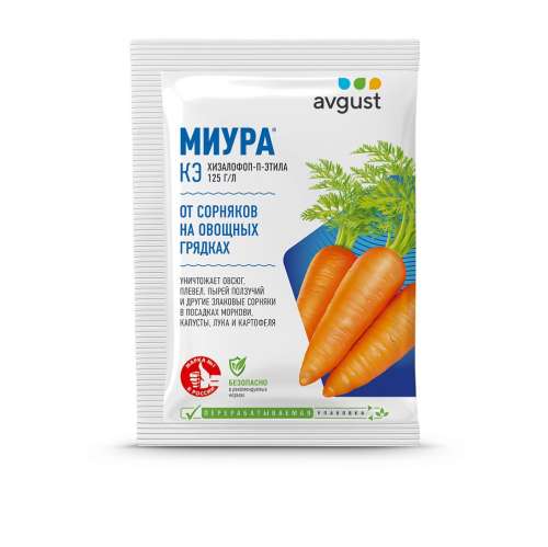 МИУРА от сорняков на овощных грядках 4 мл (Август)