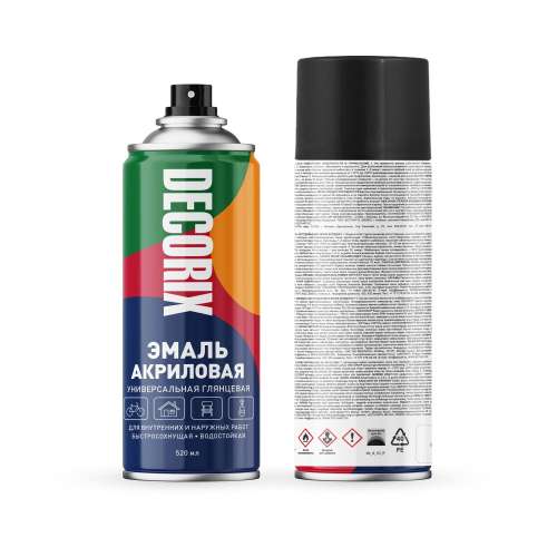 Аэрозольная эмаль DECORIX  оливковый  520 мл (А 38)