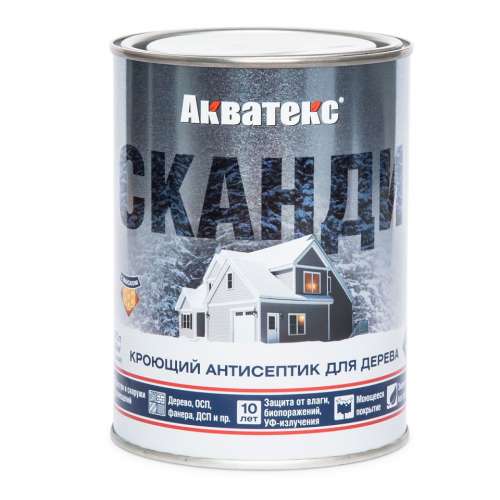 Антисептик кроющий "Сканди" графит  0,75 л  NEW