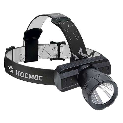 Фонарь аккум. налобный "КОСМОС" 3Вт, 180Лм, от USB, 80 метров (KocAcHead3W)